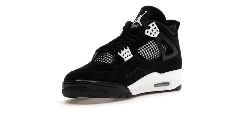 Jordan 4 - Black White Thunder