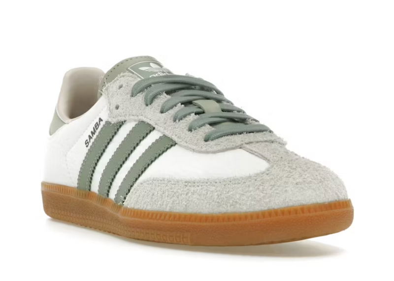 Adidas Samba OG Silver Green Putty Mauve