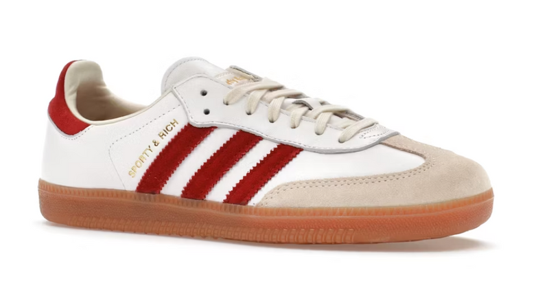 Adidas Samba Sporty & Rich White Collegiate Burgundy