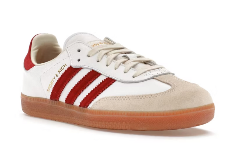 Adidas Samba Sporty & Rich White Collegiate Burgundy