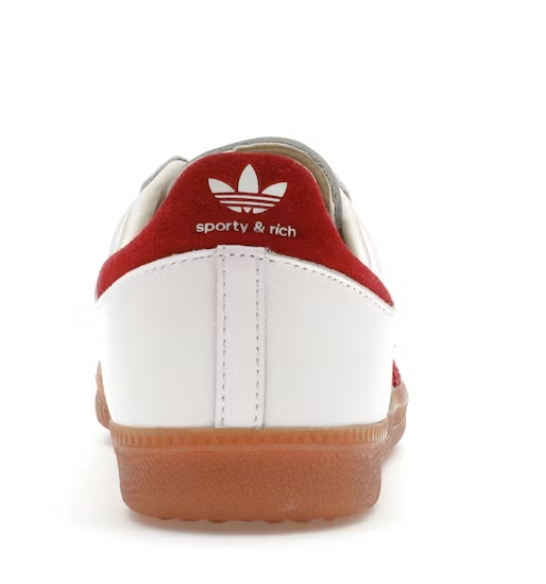 Adidas Samba Sporty & Rich White Collegiate Burgundy