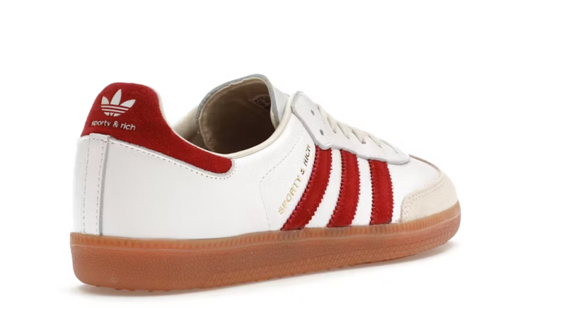 Adidas Samba Sporty & Rich White Collegiate Burgundy