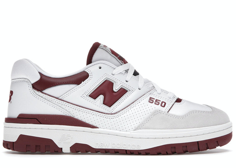 New Balance 550 Sea Salt Burgundy