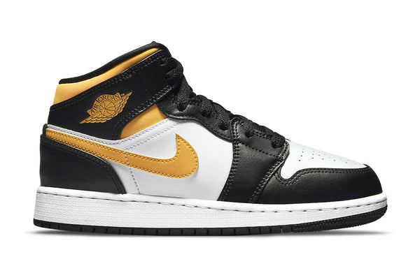 Jordan 1 White Pollen Black Mid