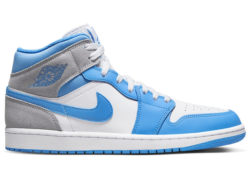 Jordan 1 University Blue Grey Mid