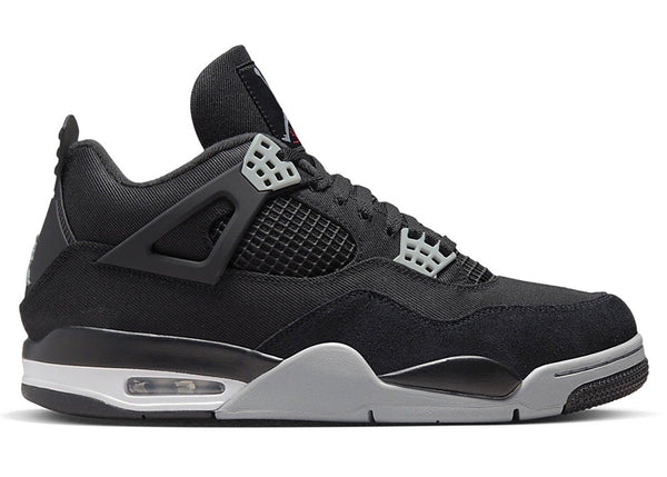 Jordan 4 Black Canvas