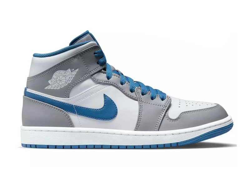 Jordan 1 Mid True Blue Cement